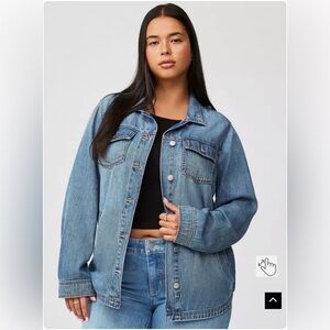 Torrid Denim Shacket size 1